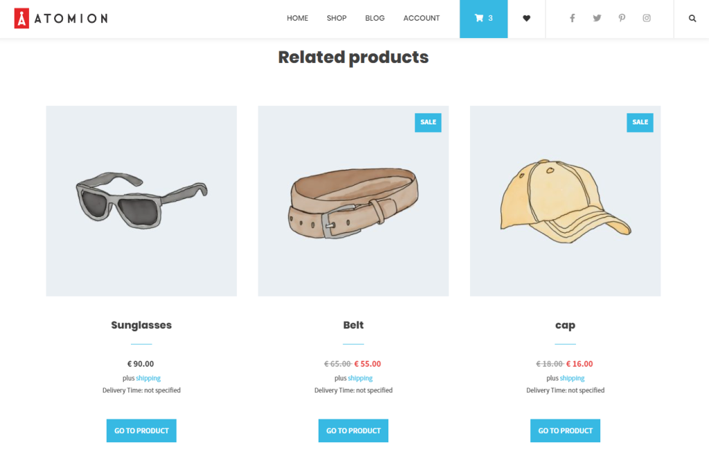woocommerce related products on the product page