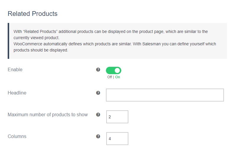 woocommerce related products salesman