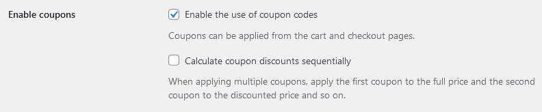 WooCommerce Coupons